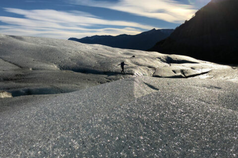 Patagonian ice fields (Photo: Johannes Fürst / FAU)