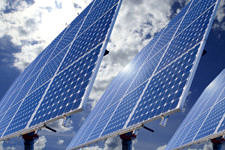The image shows several solar cell modules.