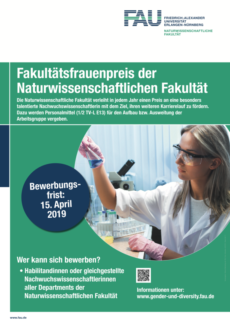 The Faculty of Sciences’ Women’s Prize