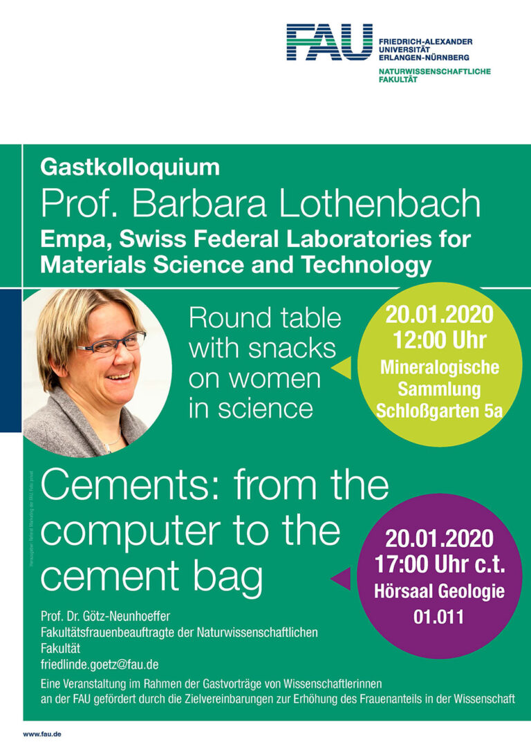 Guest lecture: “Cements: from the computer to the cement bag”