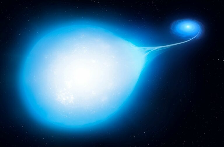 Teardrop star en route to becoming a supernova
